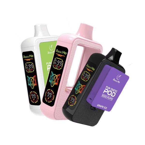 Rock Me Pod-1 Rock Me Vape Pod 15000 Puff Pod-10SZT./1 pudełko-waporyzator-5SZT./pudełko