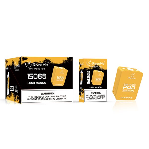 Rock Me pod-10 Rock Me Vape Pod 15000 Puff Pod-10SZT./1 pudełko-waporyzator-5SZT./pudełko