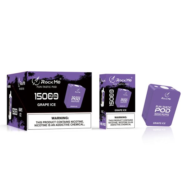 Rock Me pod-13 Rock Me Vape Pod 15000 Puff Pod-10SZT./1 pudełko-waporyzator-5SZT./pudełko