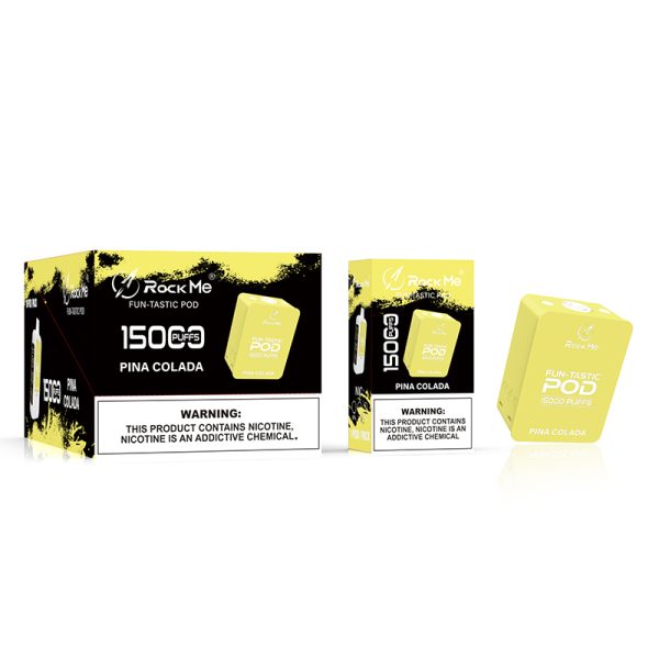 Rock Me pod-14 Rock Me Vape Pod 15000 Puff Pod-10SZT./1 pudełko-waporyzator-5SZT./pudełko