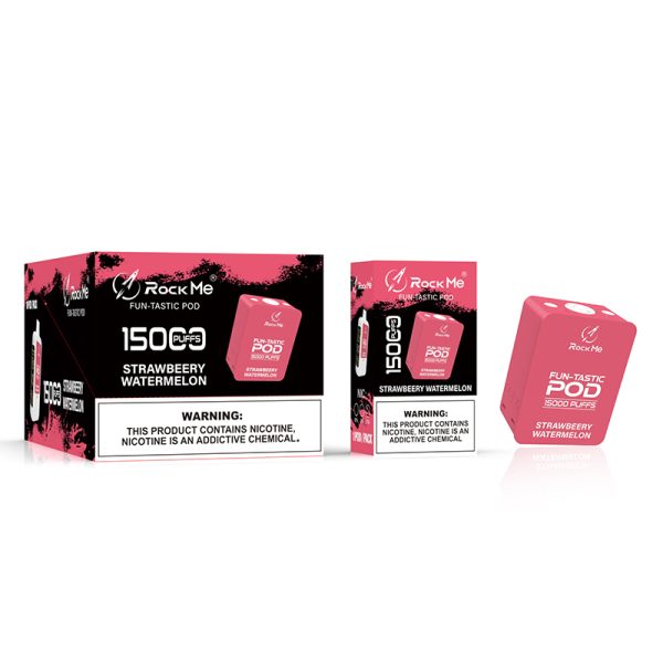 Rock Me pod-8 Rock Me Vape Pod 15000 Puff Pod-10SZT./1 pudełko-waporyzator-5SZT./pudełko