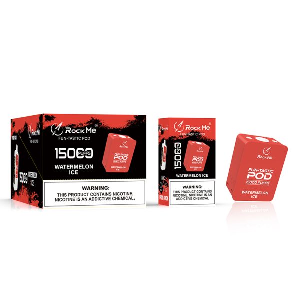 Rock Me pod-9 Rock Me Vape Pod 15000 Puff Pod-10SZT./1 pudełko-waporyzator-5SZT./pudełko